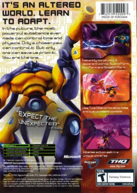 Alter Echo (USA) box cover back